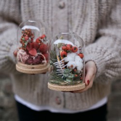 Mini Cloche floreale