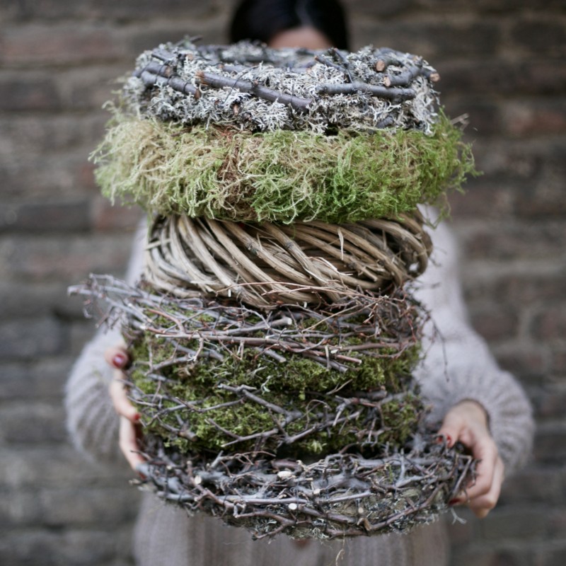 Ghirlanda arrotolata Olivia Brusca