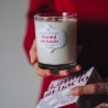 Candela Artigianale “Dammi un baio” – Frutti Rossi di Natale | Olivia Brusca