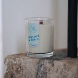 Candela artigianale “Portami al Fresco” – Olivia Brusca