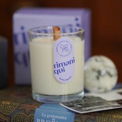 Candela in cera di soia - rimani qui