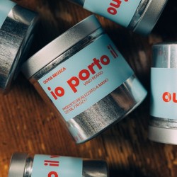 Candela profumata “Io porto il vino” – Soia artigianale | Olivia Brusca