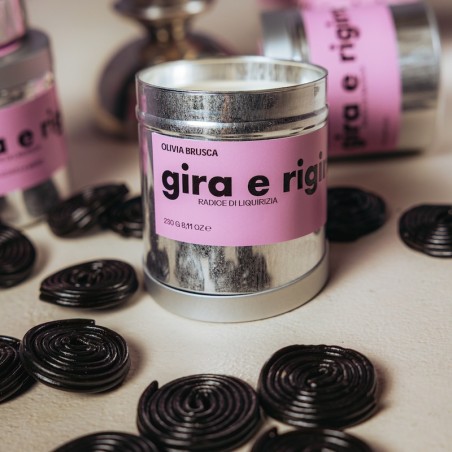 Candela profumata “Gira e rigira – Soia artigianale | Olivia Brusca