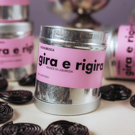Candela profumata “Gira e rigira – Soia artigianale | Olivia Brusca